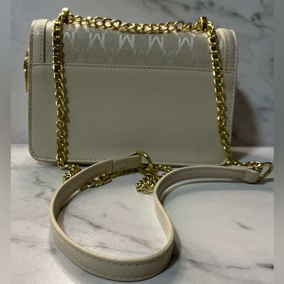 Cream MM Monogram Crossbody Bag - Picture 3 of 5